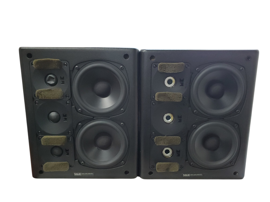 Lot 2x Miller & Kreisel M&K MPS-2510PK Powered Monitor Speakers