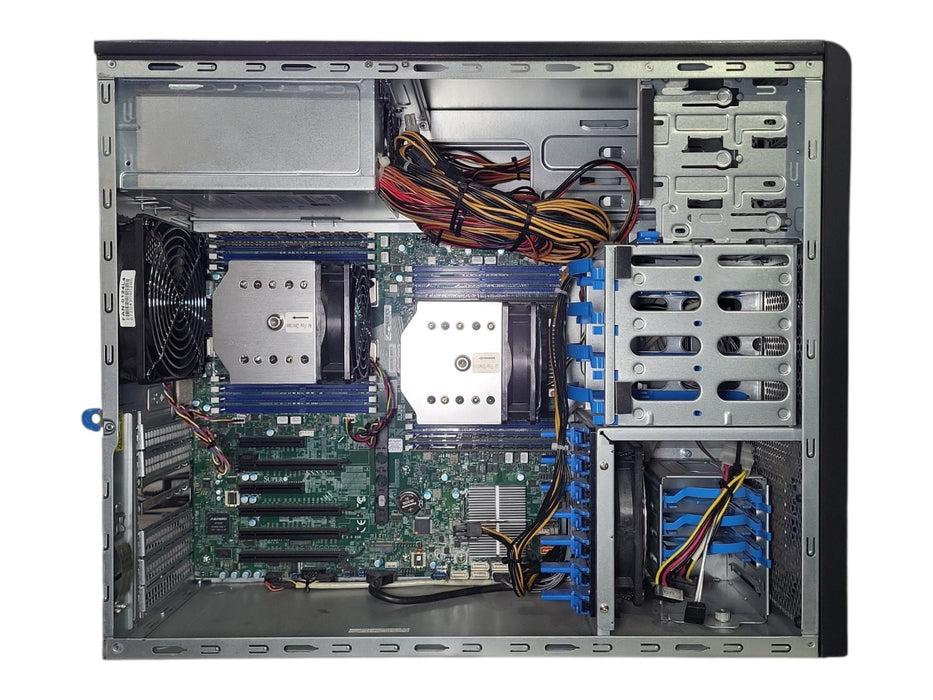 Supermicro CSE-732 Mid-Tower Server w/ X11DAi-N, 2x Xeon Gold 5118, 64GB DDR4