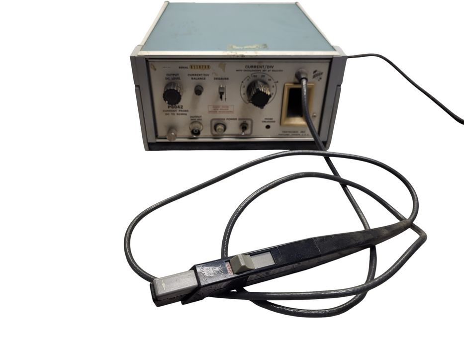 Tektronix P6042 Current Probe DC to 50MHz Current Measurement System