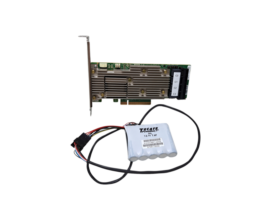 Dell/Broadcom 9460-16i Tri-Mode PCIe 12G RAID Controller Card w/ Battery | 42PDX