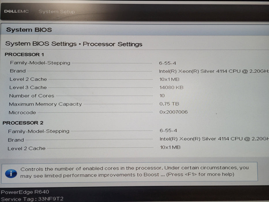 Dell PE R640 1U, 2x Xeon Silver 4114, 32GB DDR4, PERC H730P Mini , 2x 750W