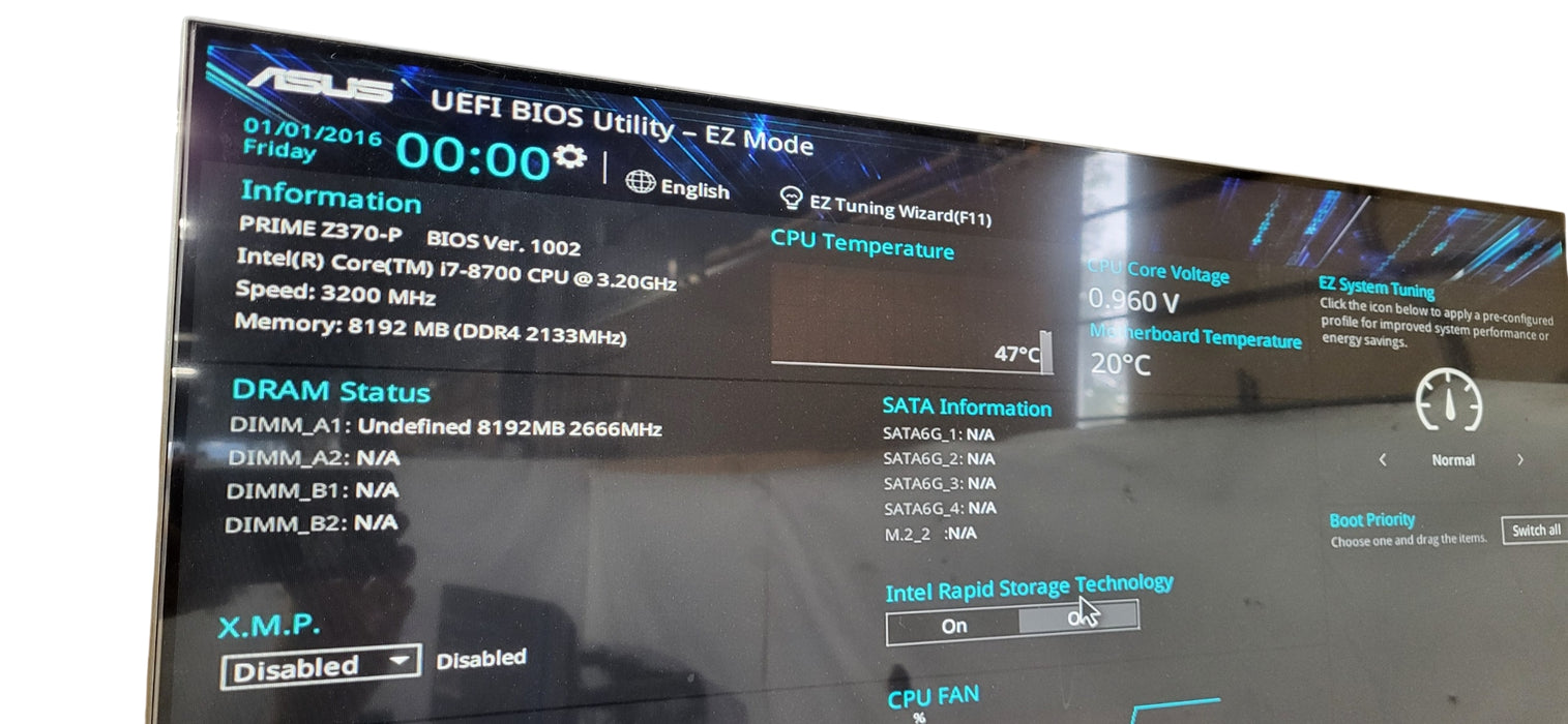 Custom PC PRIME Z370 -P i7-8700 CPU | 8GB DDR4 | 256GB m.2 | READ