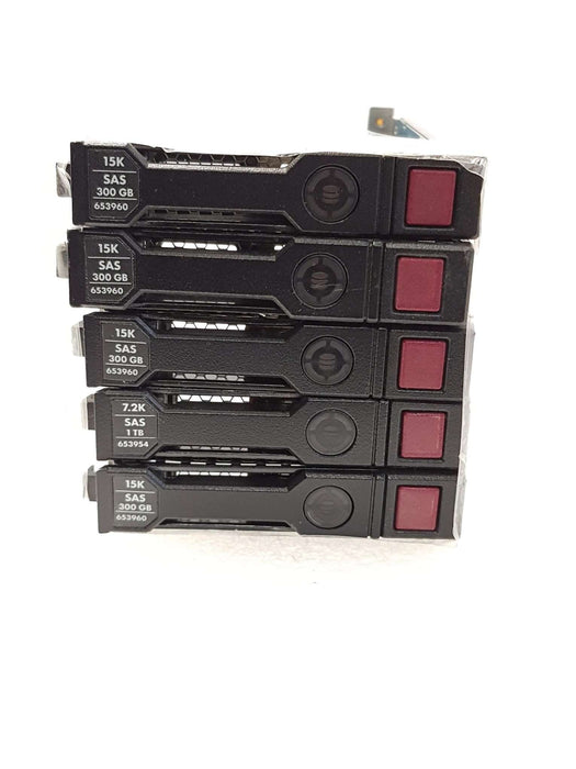 Lot 5x 2.5" HP ProLiant HDD Caddy  DL380 DL380p DL360p DL180 Gen8 Gen9 Gen 10