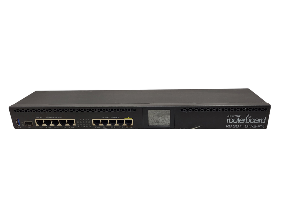 MikroTik RB3011 UiAS-RM 10 Ports Rack Mountable Gigabit Ethernet Router