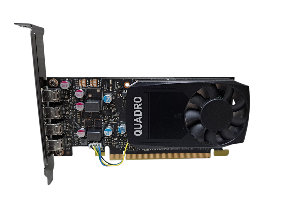NVIDIA Quadro P600 2GB GDDR5 Graphics Card | 4x Mini DP, Full Size Bracket