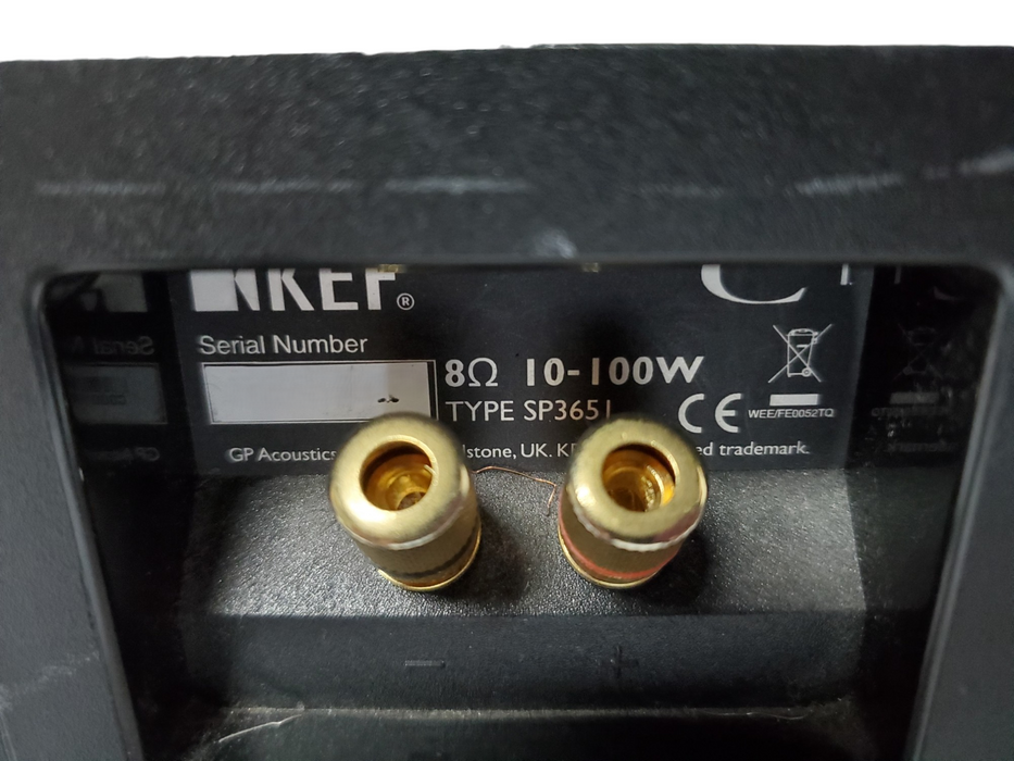 Lot 2x KEF Q10 SP365 Book Shelf Speakers *READ*