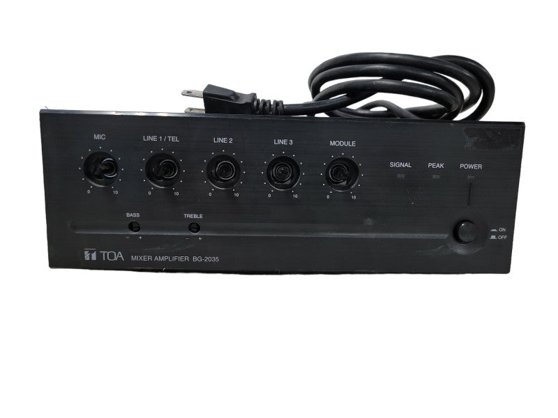 TOA Electronics Bg-2035 Mixer Amplifier 35w | Read pls