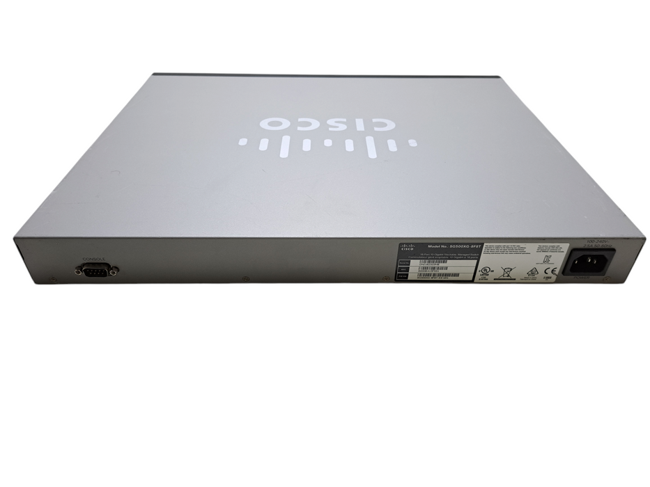 Cisco SG500XG-8F8T 16-Port 10-Gigabit Stackable Managed Switch 8x RJ-45, 8x SFP+