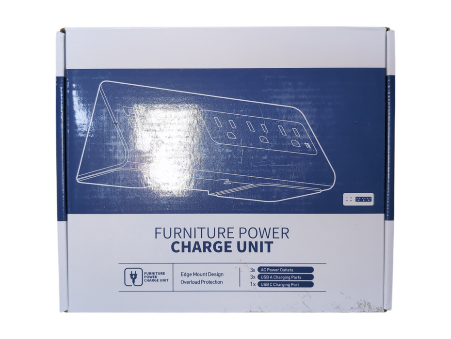 Haiaoyyds SH001-TR-PRO Recessed Desk Power Strip - USB-C PD
