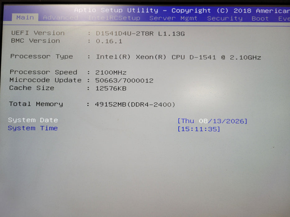 Datto S3P4000 4x 3.5" Server| Xeon D-1541 @2.1GHz, 48GB DDR4, Avago RAID, 4x 1TB