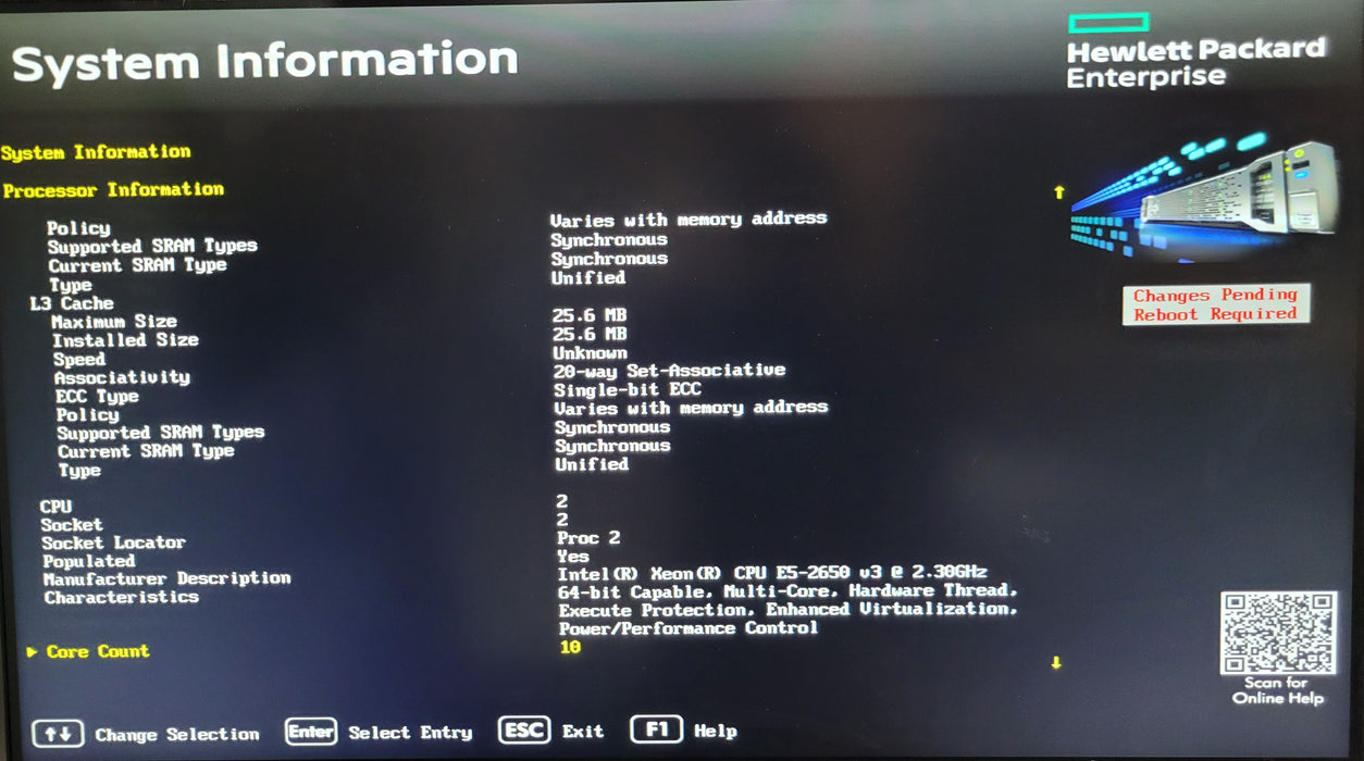 HP ProLiant DL300 Gen9 | 2x Xeon E5-2650 v3 @2.30GHz 32GB DDR4 | NO HDD | P440ar