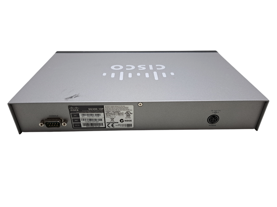 Cisco SG300-10P | 10-Port Gigabit PoE Managed Switch No AC