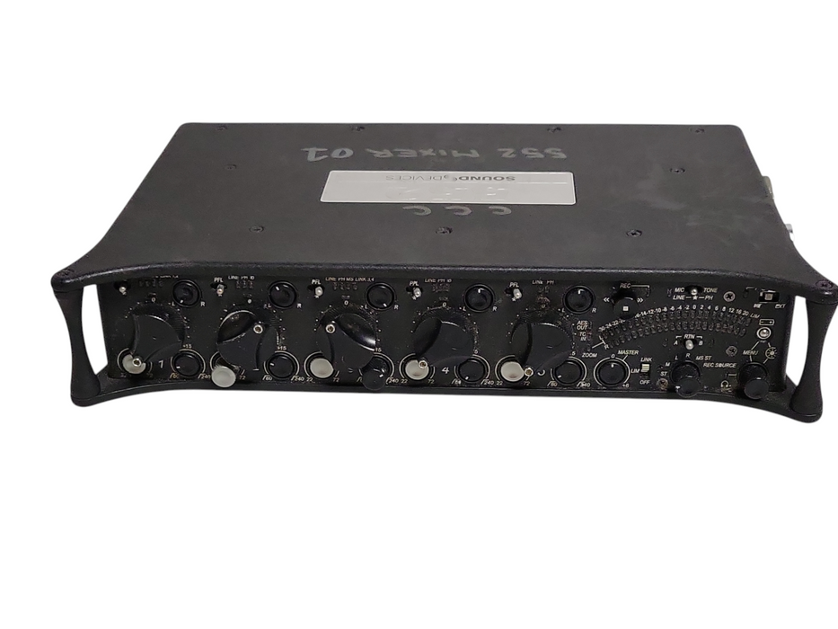 Sound Devices 552 Professional 5 Channel mixer recorder, READ