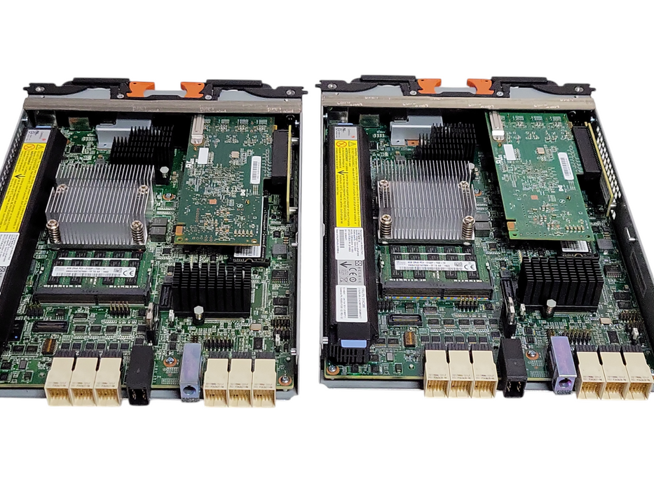 Lot of 2x IBM 01AC371 01AC368 R0850-F0002-04 Storwize V5020 Node Canisters