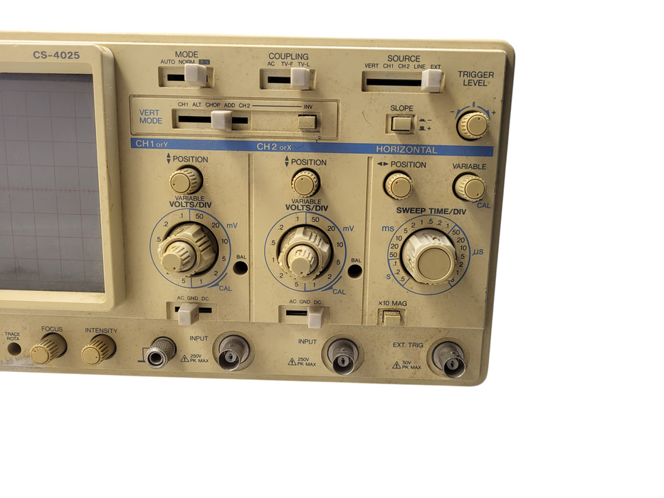 Kenwood Corporation CS-4025 Oscilloscope 50/60 Hz 29W Made in Japan