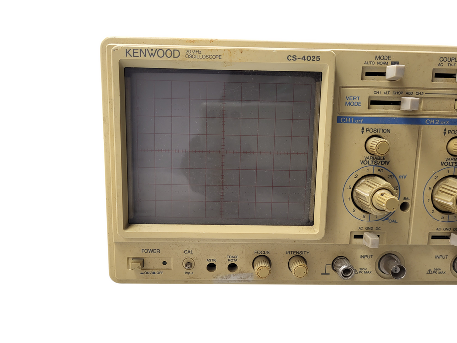 Kenwood Corporation CS-4025 Oscilloscope 50/60 Hz 29W Made in Japan