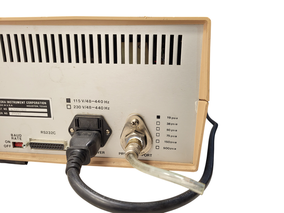 Ruska PPG-20 precision pressure calibrator ~19 psia READ