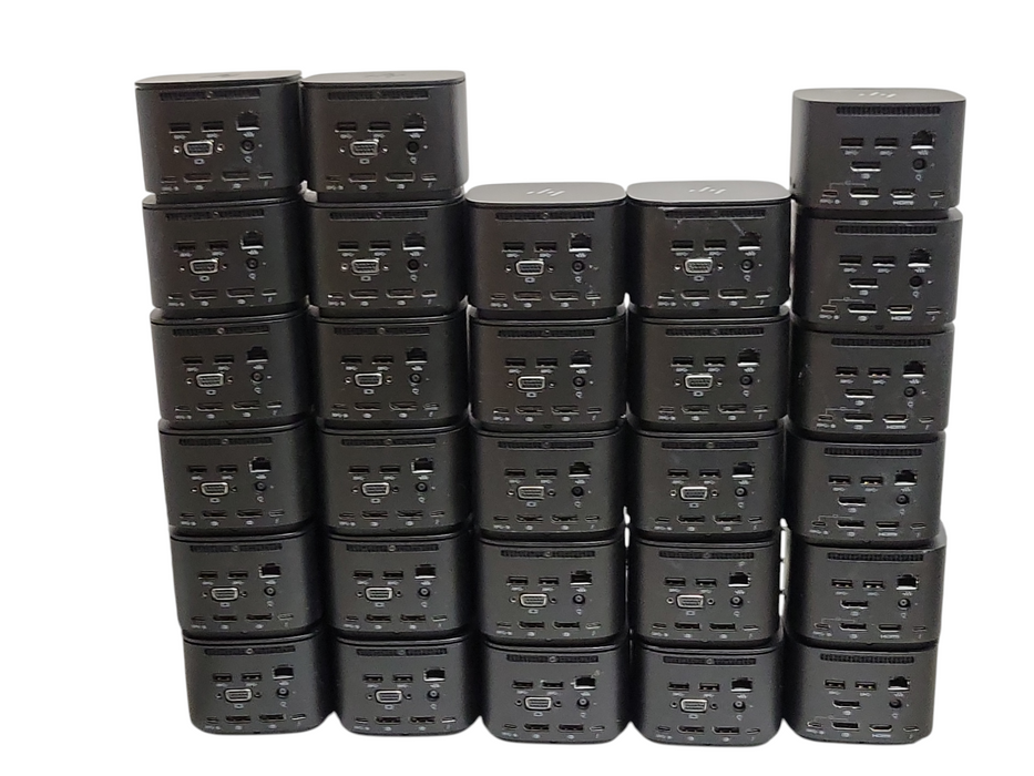 Lot of 28x HP (6x HP Thunderbolt Dock 120W G4, 22x HP thunderbolt Dock 120W G2)