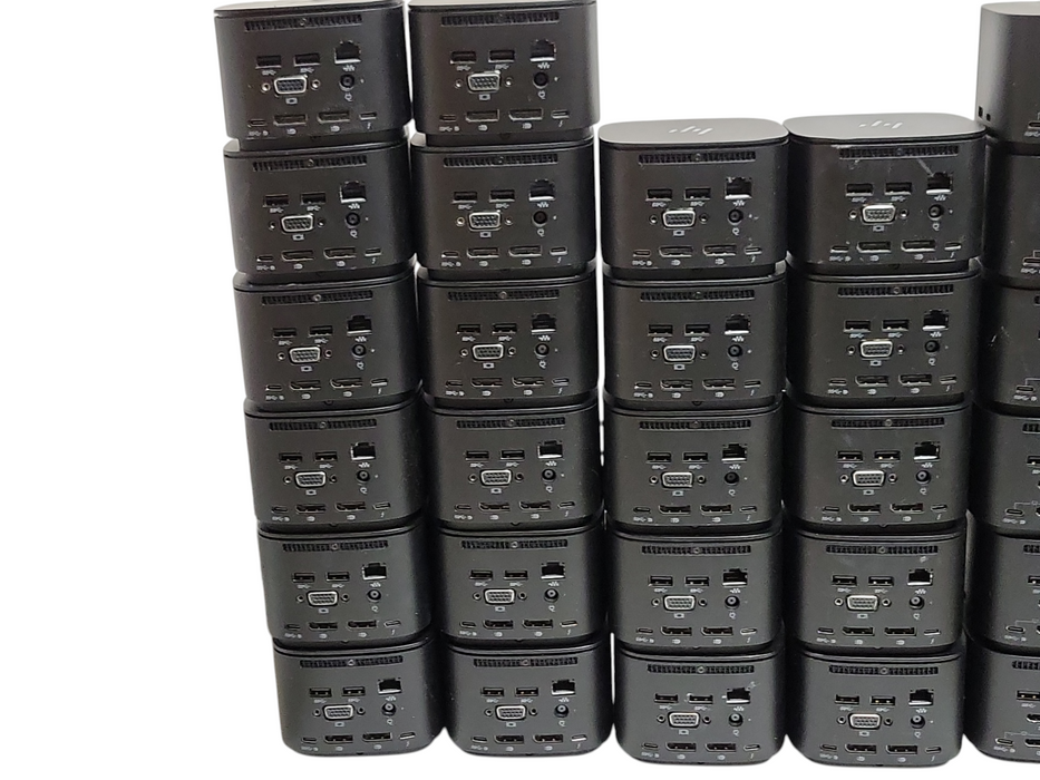 Lot of 28x HP (6x HP Thunderbolt Dock 120W G4, 22x HP thunderbolt Dock 120W G2)