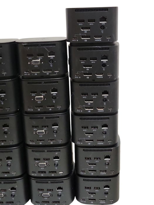 Lot of 28x HP (6x HP Thunderbolt Dock 120W G4, 22x HP thunderbolt Dock 120W G2)