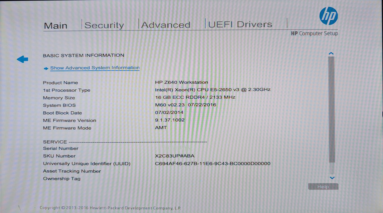 HP Z640 Workstation, Xeon E5-2650v3, 16GB DDR4, No HDD, 925W