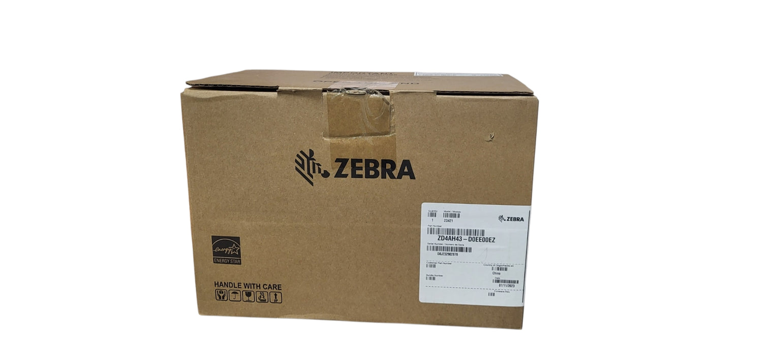 Zebra ZD421 Direct Thermal Desktop Printer - ZD4AH42-D01E00EZ