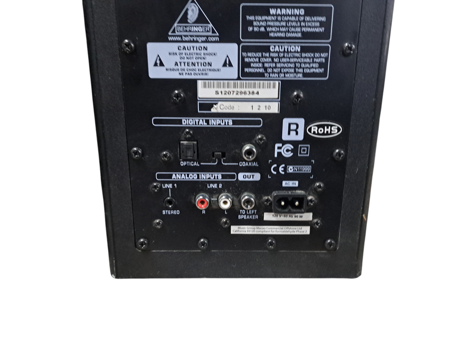 Behringer MS40 Active Studio Monitor Speaker Pair | READ