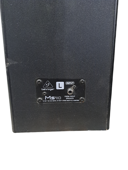 Behringer MS40 Active Studio Monitor Speaker Pair | READ
