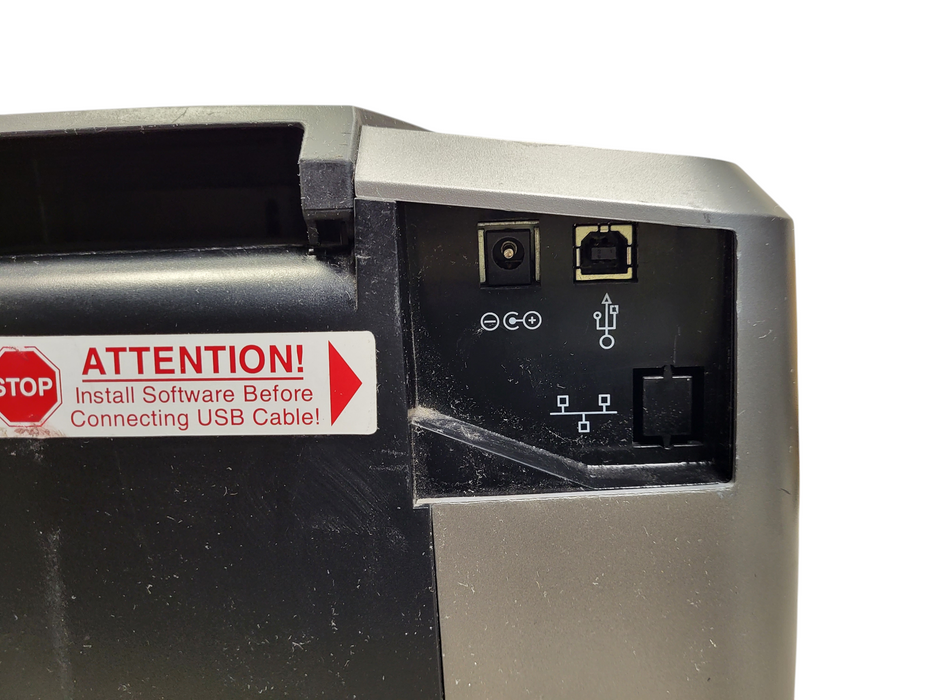 HID FARGO DTC1250e Color Dye Sublimation ID Card Printer 300DPI USB CR-80 No AC