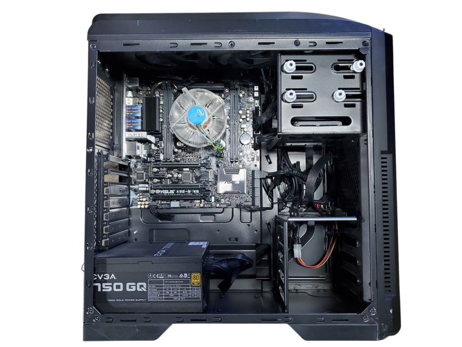 CUSTOM Desktop PC ASUS X99-M WIFI WS i7-6800K CPU | No RAM & No HDD W/ 750W Gold