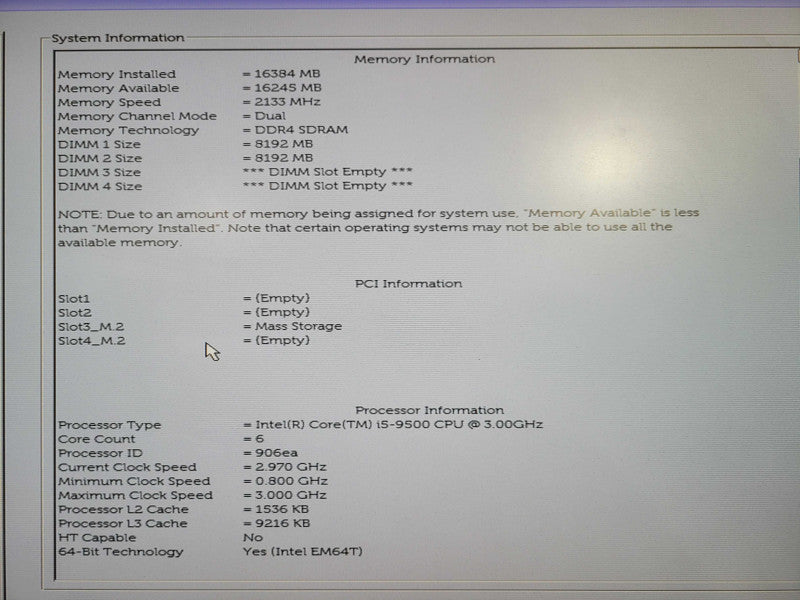 Dell OptiPlex 7070 SFF, i5-9500 3.00GHz 6-Core, 16GB DDR4, 256GB NVMe !