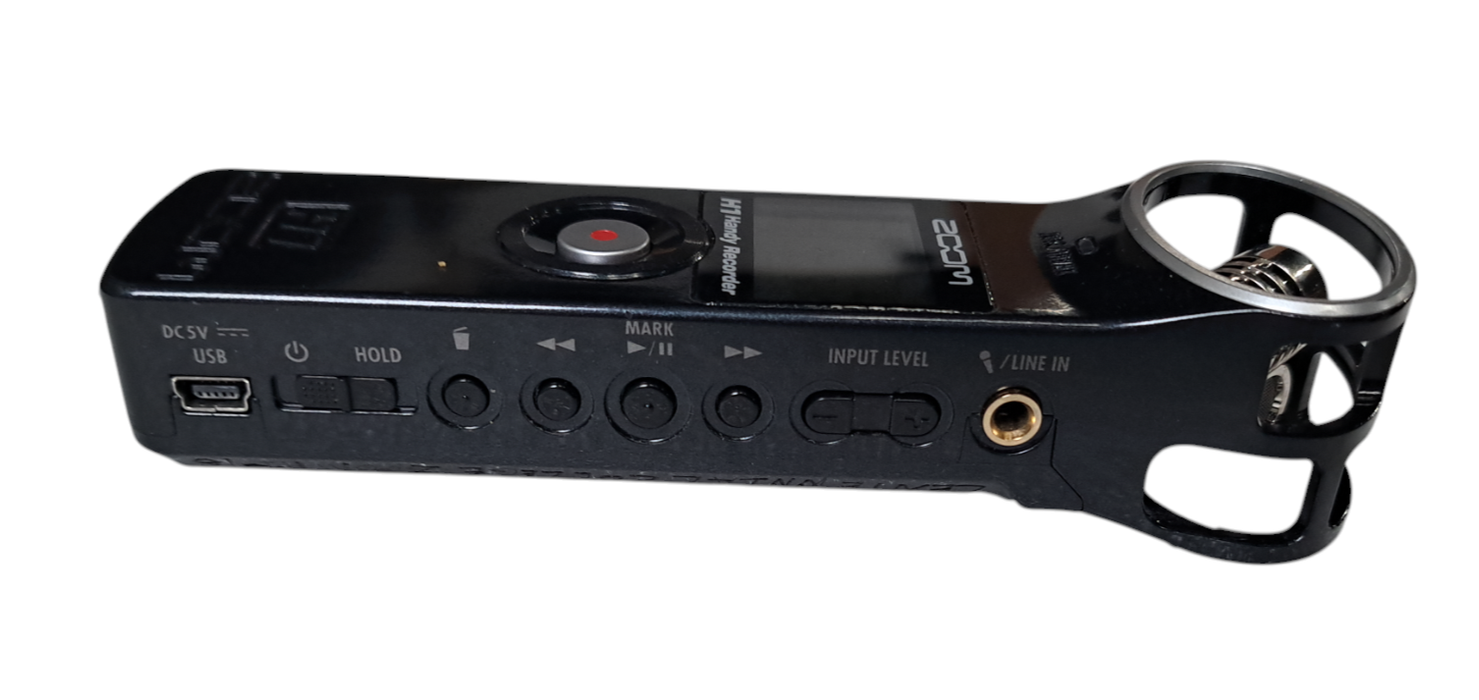 Zoom H1 Handy Recorder Handheld Digital Recorder Built-In Mic | Black