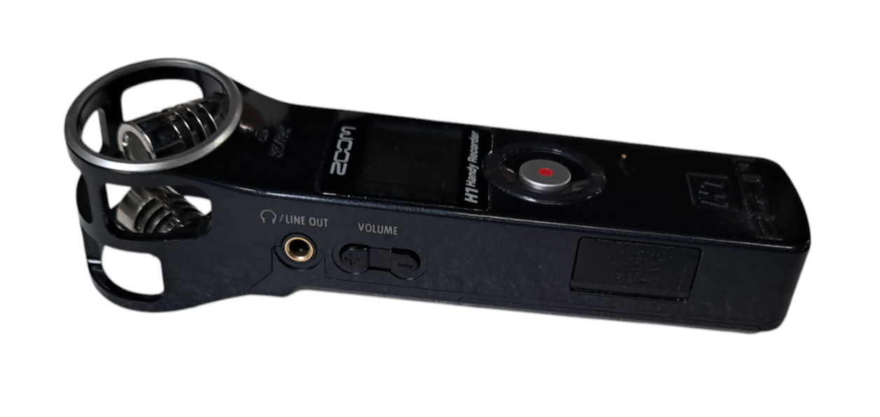 Zoom H1 Handy Recorder Handheld Digital Recorder Built-In Mic | Black