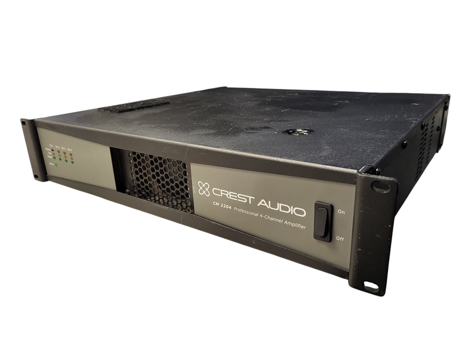 Crest Audio CM 2204 Professional Installation 4 Channel Amplifier 2RU Rack READ