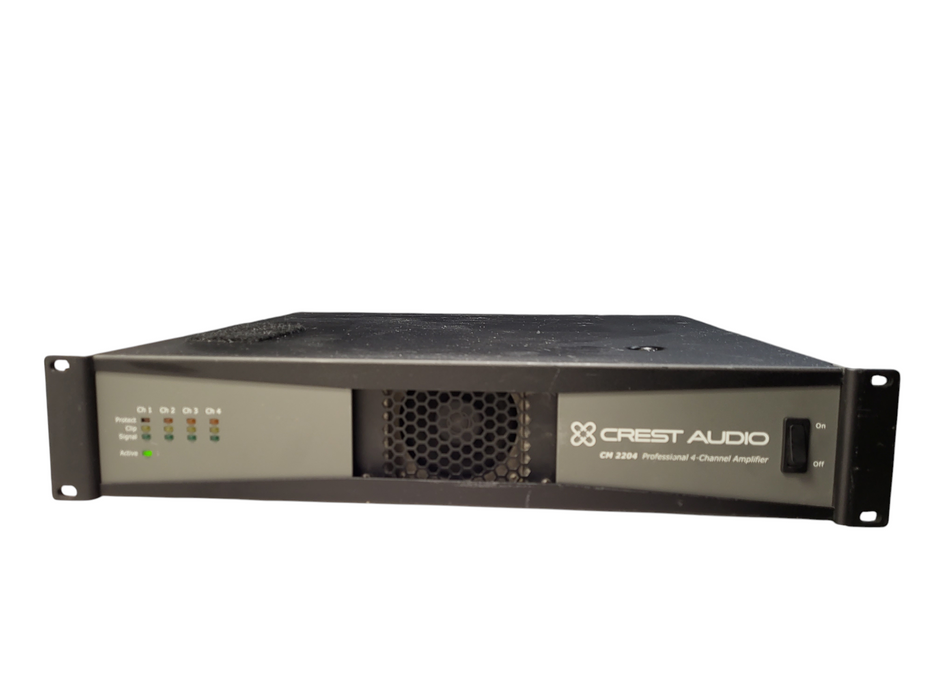 Crest Audio CM 2204 Professional Installation 4 Channel Amplifier 2RU Rack READ