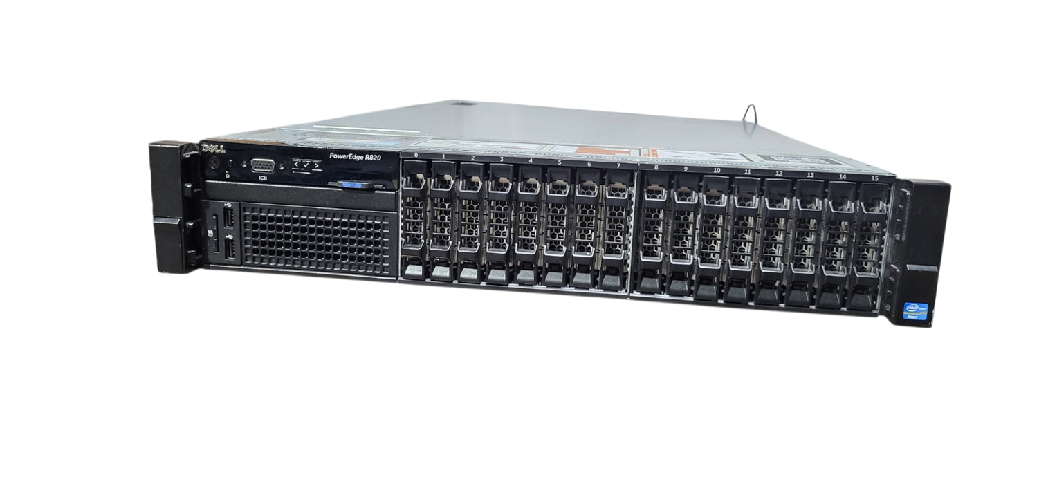 Dell PowerEdge R820 Quad Xeon E5-4627 V2 | 768GB DDR3 RAM |No HDD | H710|2x1100W