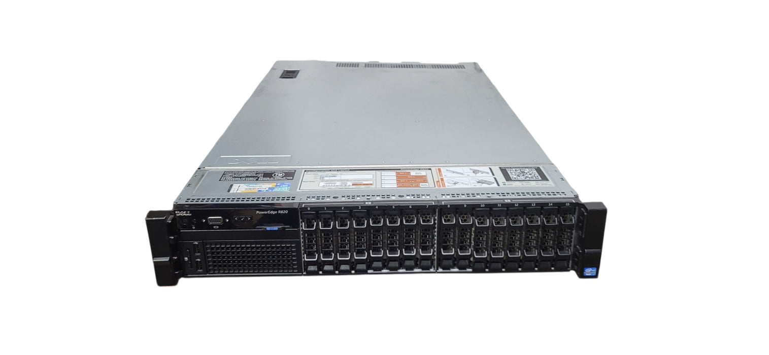 Dell PowerEdge R820 Quad Xeon E5-4627 V2 | 768GB DDR3 RAM |No HDD | H710|2x1100W