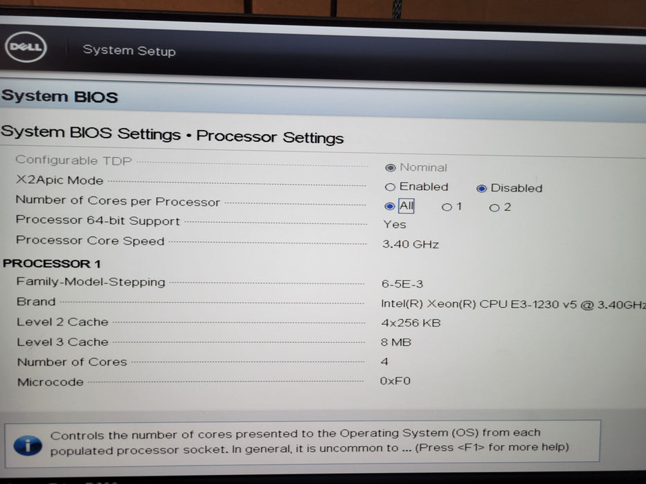 Dell PowerEdge R230 - Xeon E3-1230 v5 16GB PERC H330 250W PSU