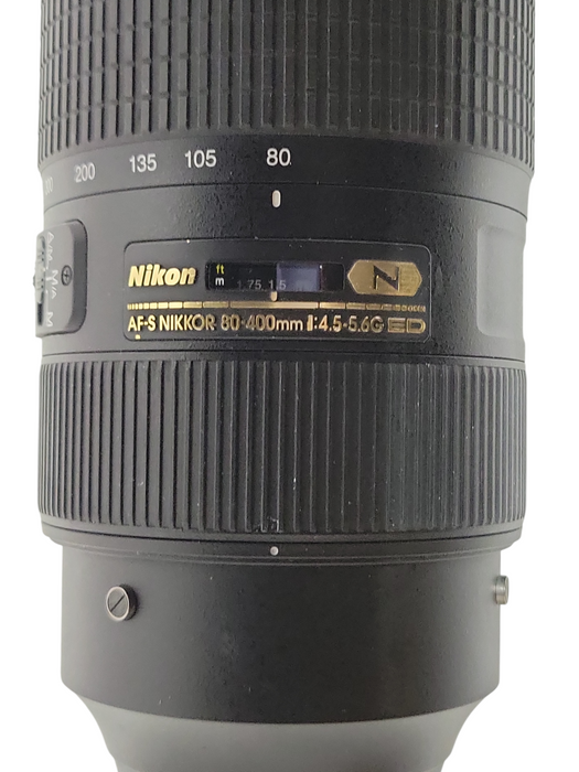 Nikon AF-S NIKKOR 80-400mm I:4.5-5.6GED Nano Crystal Coat SWM VR SuperED IF Lens