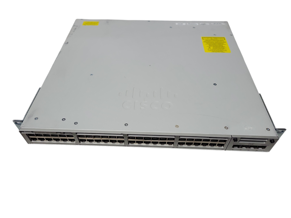 Cisco Catalyst C9300-48P-A 48 Port Gigabit PoE+ Switch + C9300-NM-4G Module