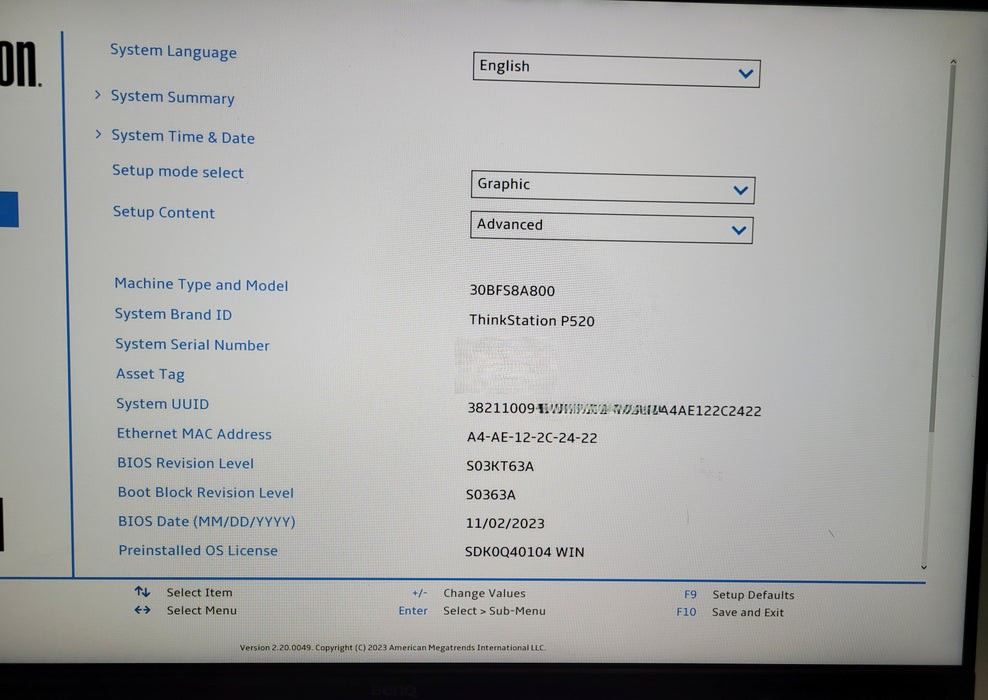 Lenovo ThinkStation P520 | Xeon W-2235 @3.80GHz 64GB DDR4 512GB NVMe