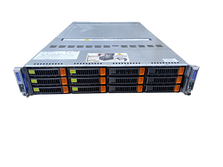 Nutanix NXS2U2NL12G600 12x 3.5" Barebones Server | 1x Node | 2x 2200W PSU | READ