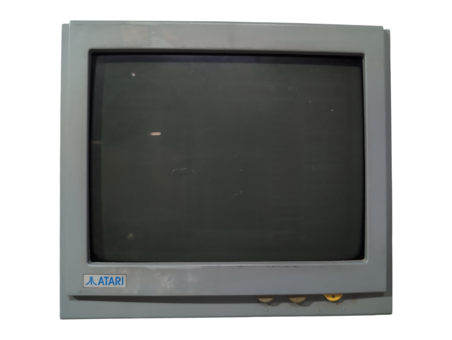 Atari QC-1438S CRT Monitor 13-Pin DIN For Atari 1040ST, READ