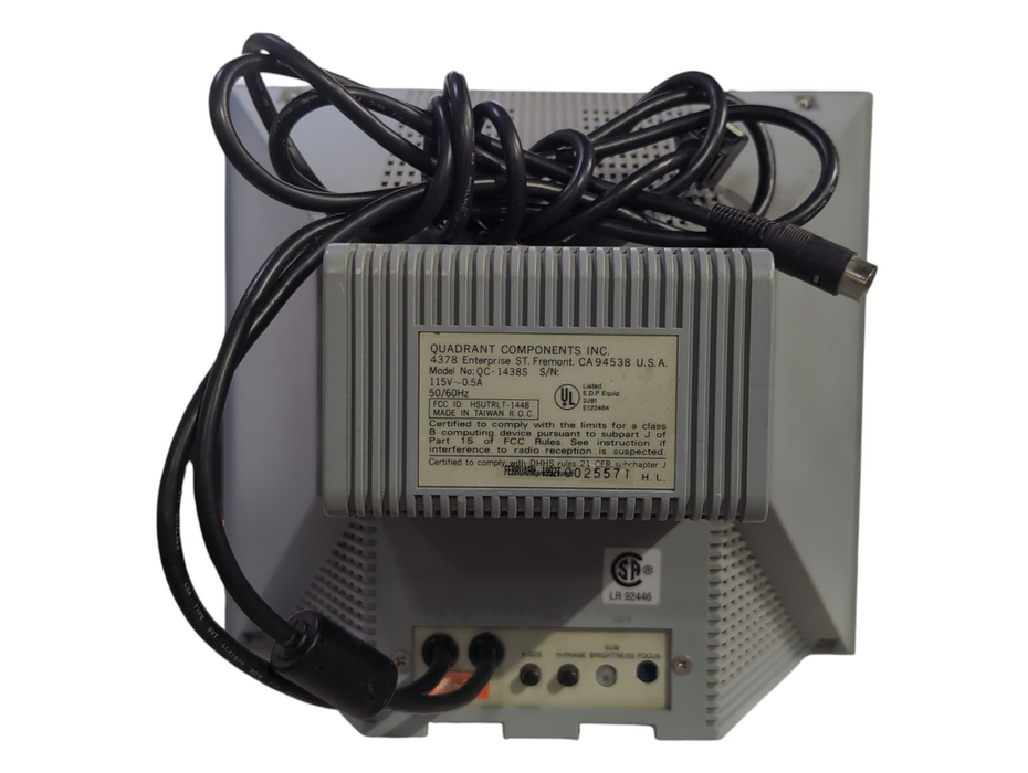 Atari QC-1438S CRT Monitor 13-Pin DIN For Atari 1040ST, READ