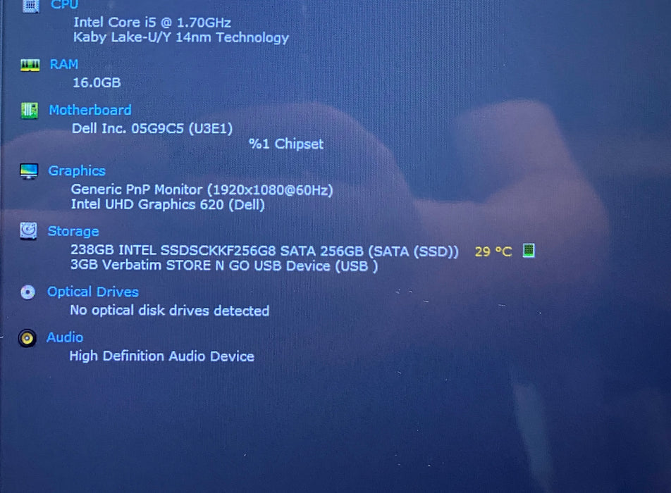 Dell Latitude 3390 2-in-1 TOUCH Core i5-8350U 1.70GHz 16GB RAM 256GB SSD READ