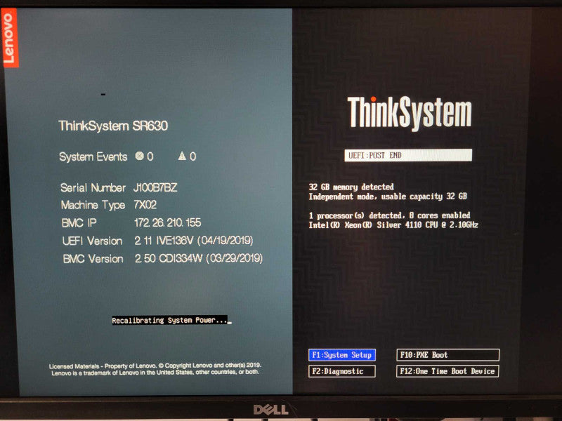 Lenovo SR630 Xeon Silver 4110 | 32GB RAM | 930-8i | 2xPSU READ $