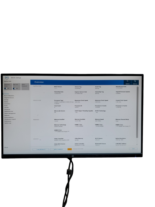 Dell OptiPlex 5090 SFF Core i5-10505 3.20 GHz 16GB DDR4 NO-HDD/SSD