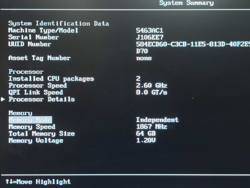 Lenovo SystemX 3550 M5 1U 8x2.5\\", 2x E5-2640V3 2.60GHz, 64GB RAM, M5210 _