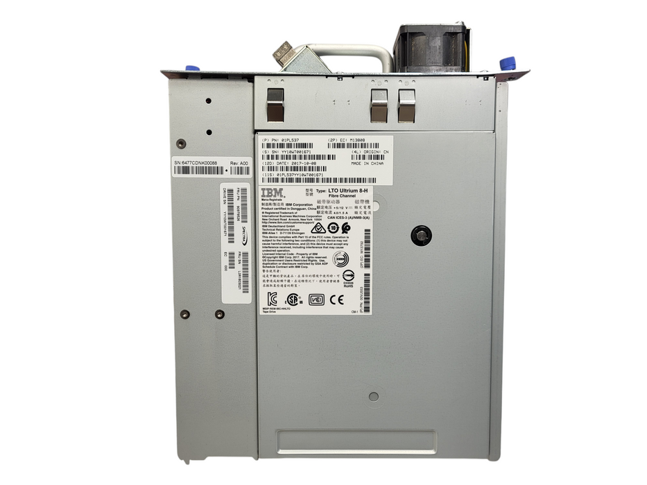IBM LTO-8 Half-Height 8Gb Fibre Channel (FC) tape drive