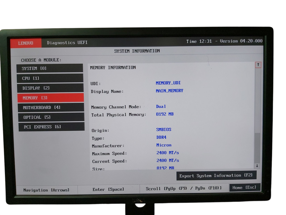 Lenovo ThinkCenter SFF I5-9400 RAM 8 GB NO HDD